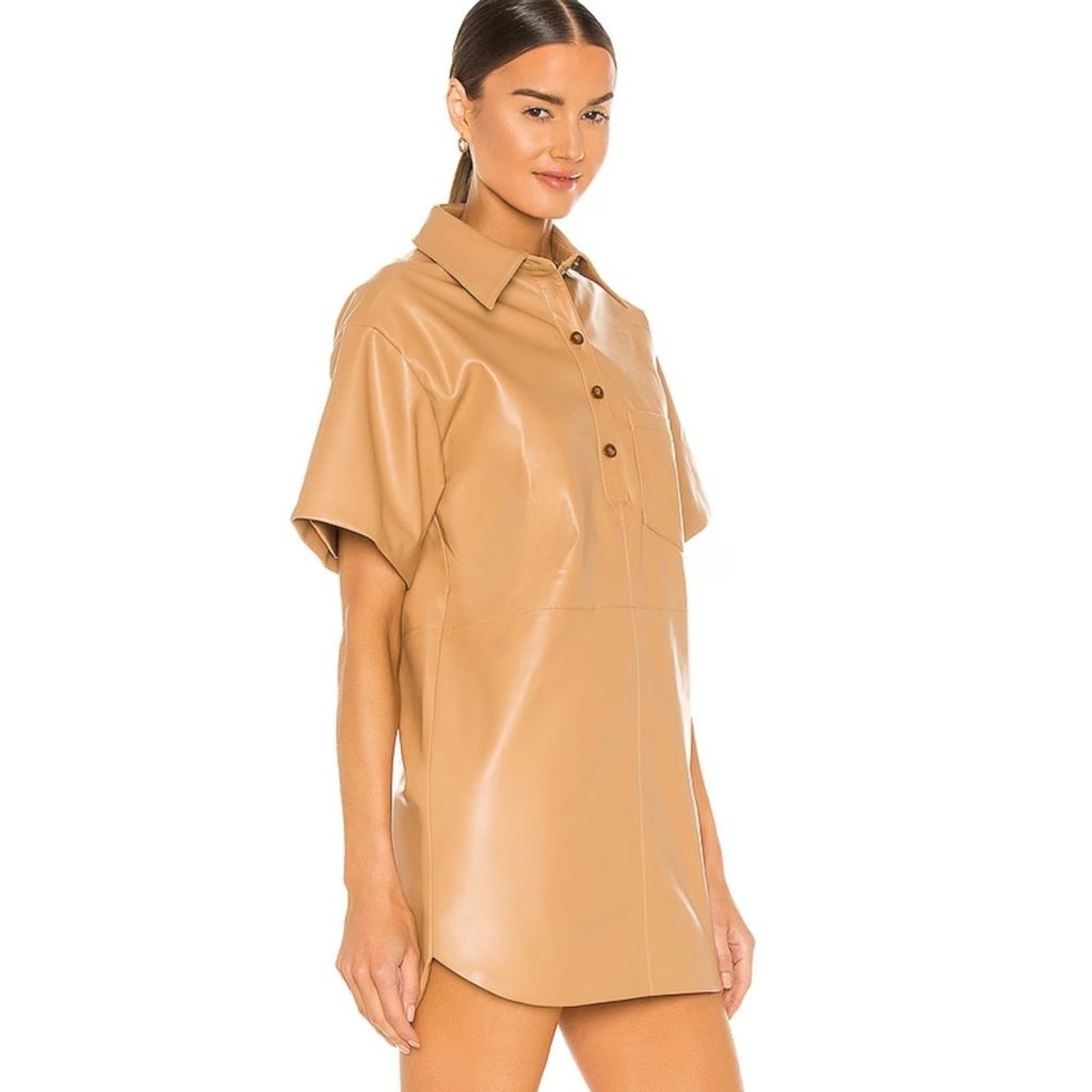 Song Of Style Stella Dress In Light Brown Nwt Size Small